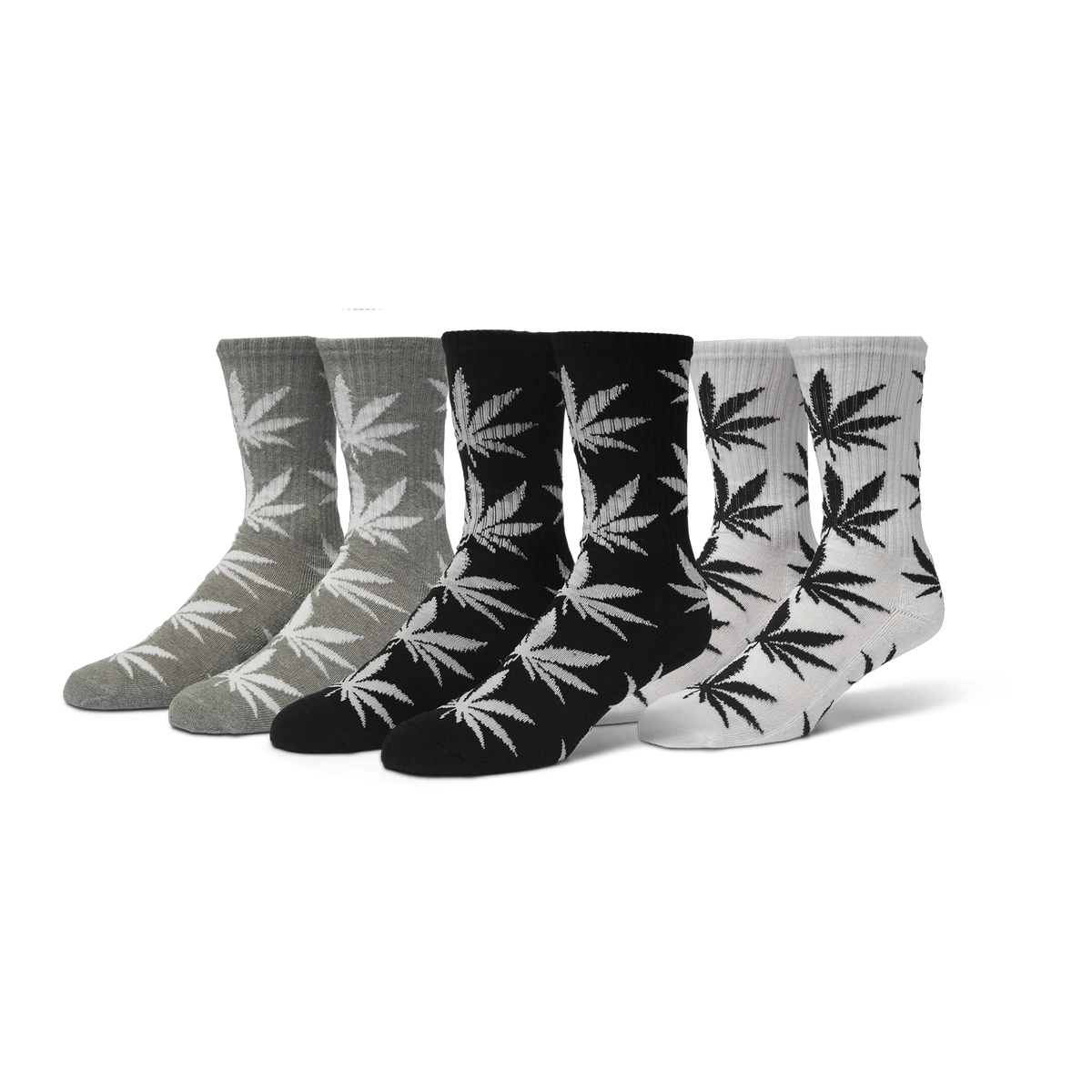 White/Black/Heather